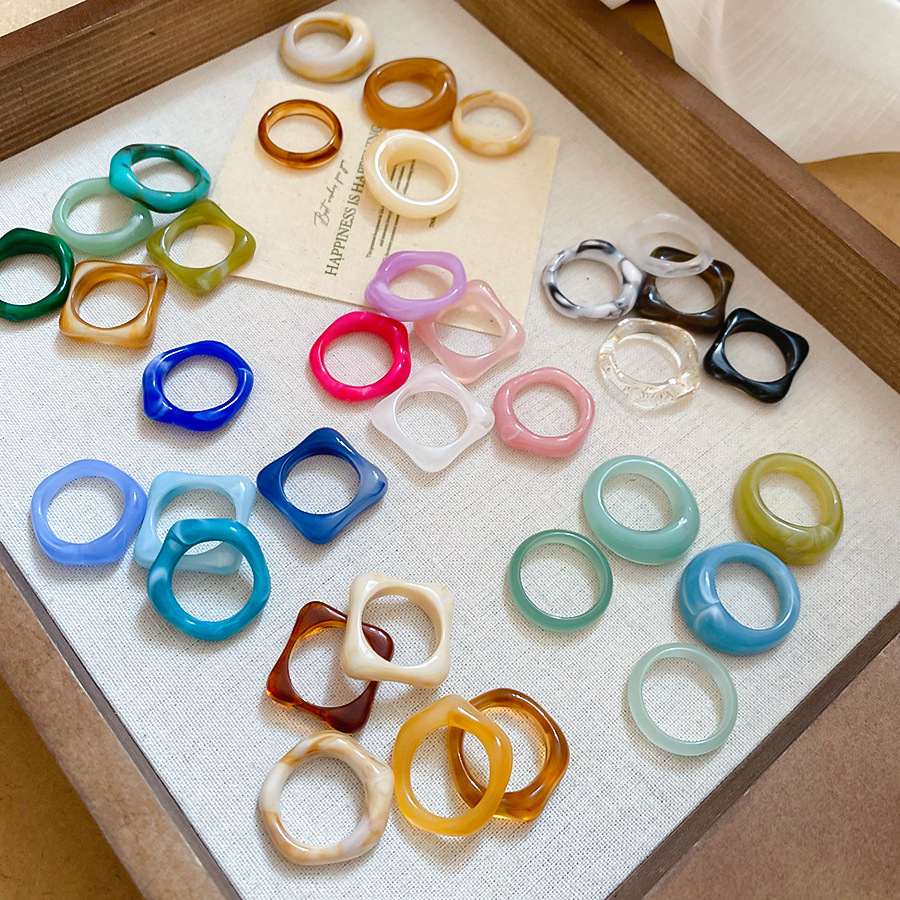 Women'S Emo Accessories - 5PCS 세트 여성을위한 트렌디 한 다채로운