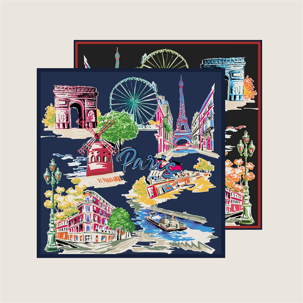 90CMTwill 실크 스카프 여성용 더블 프린트 스퀘 - Silk Scarf Square 리뷰 및 가격