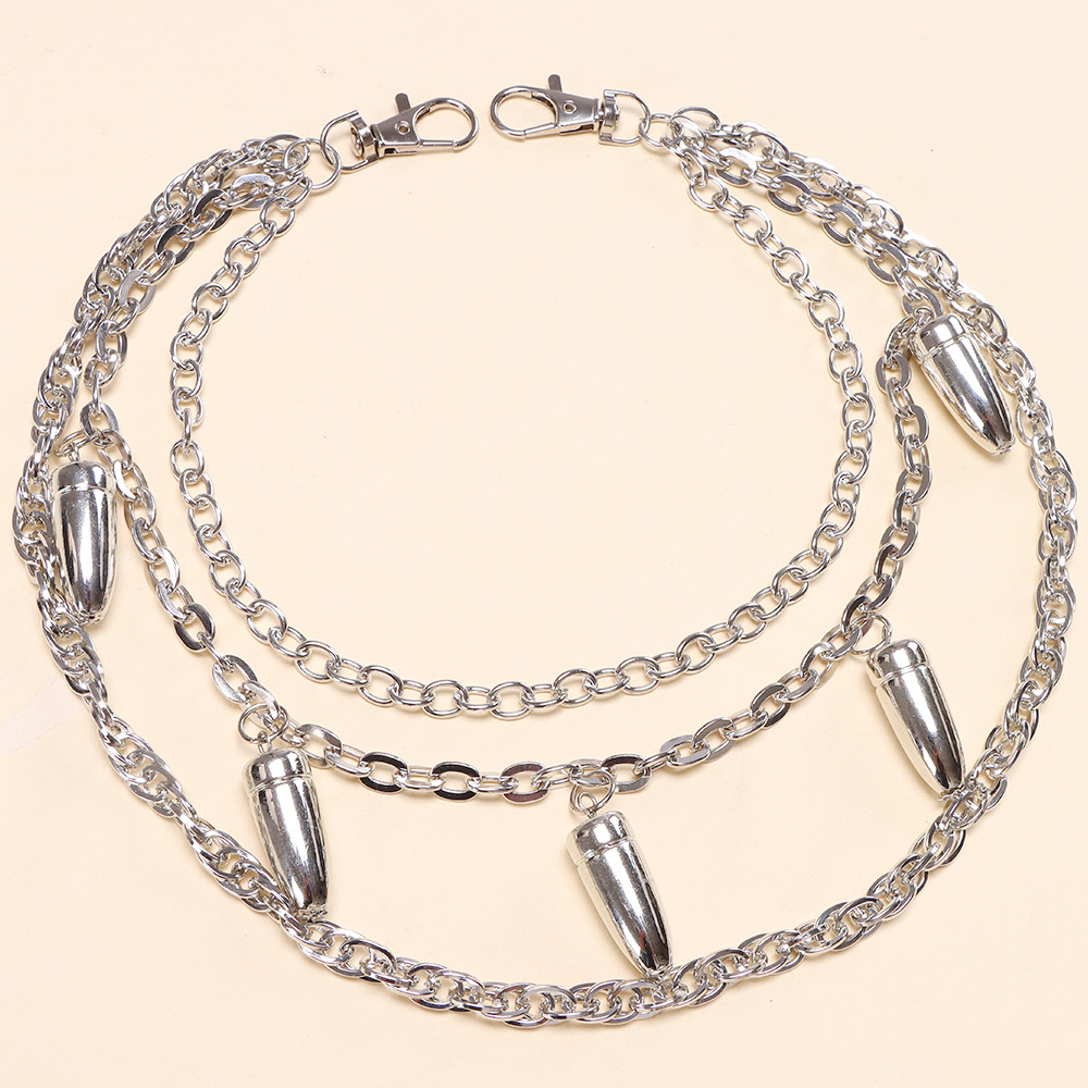 레이어드 스타일의 펑크 스파이크 체인, 여성용 및 남성 - Women'S Emo Accessories 리뷰 및 가격