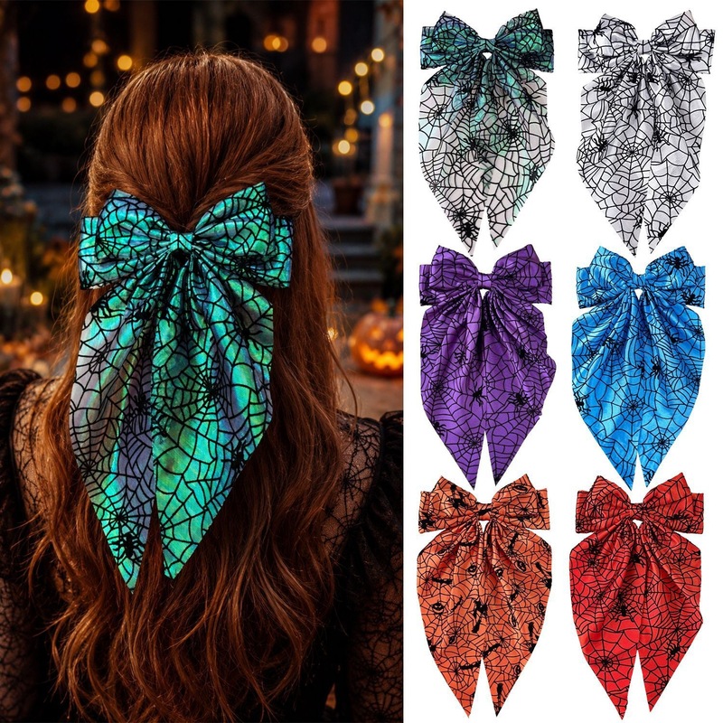 할로윈 스파이더 웹 리본 헤어 클립 고딕 펑크 에모 여 - Women'S Emo Accessories 리뷰 및 가격